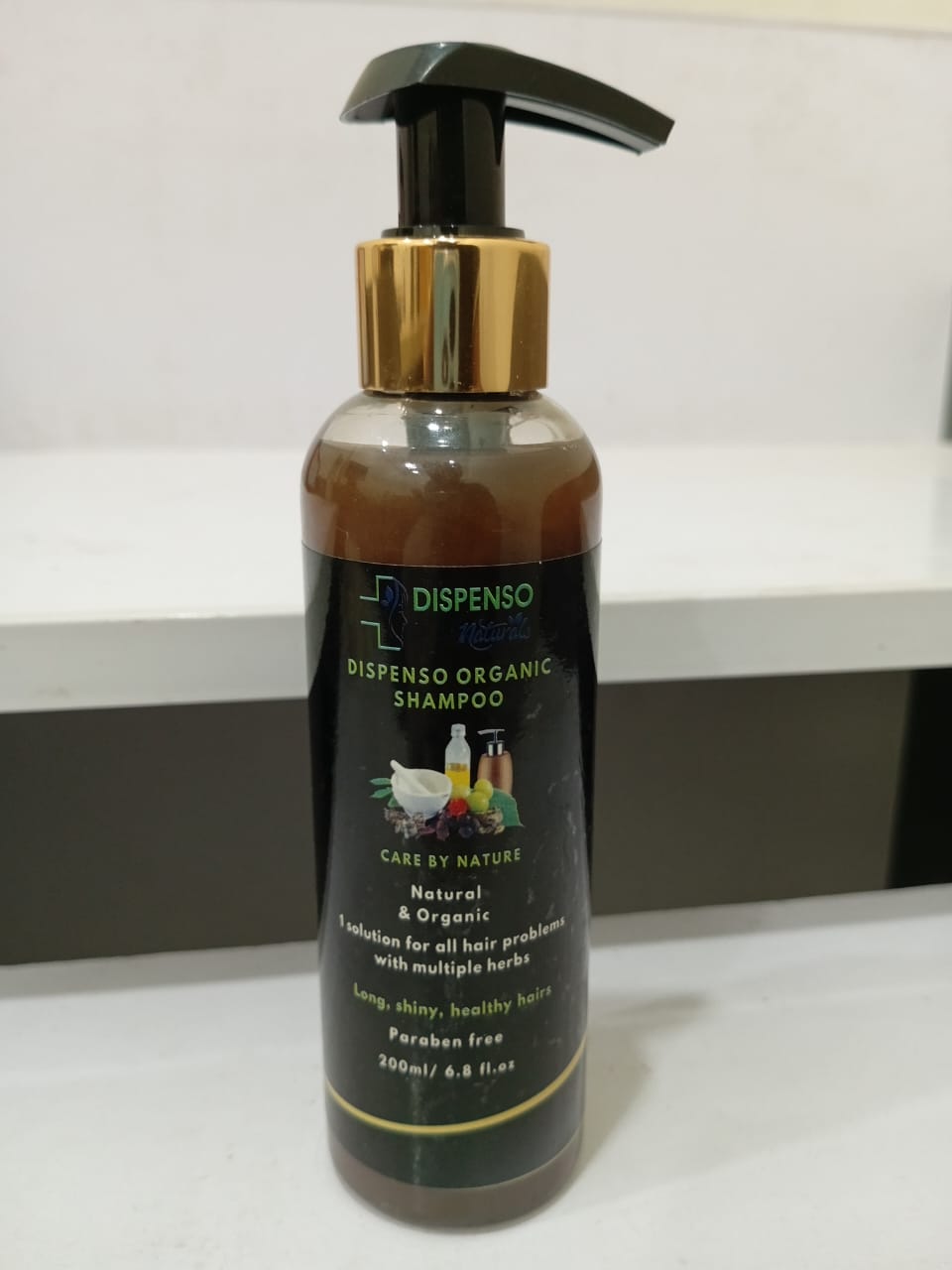 "💧 Dispenso Organic Shampoo – Soft, Healthy & Naturally Clean"