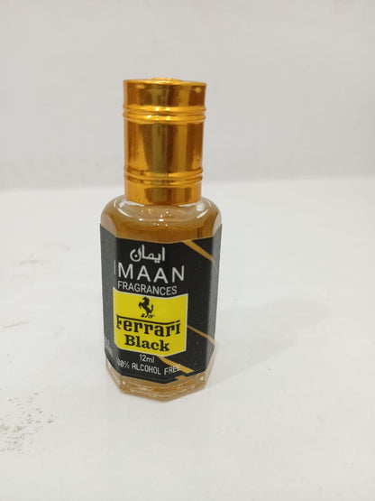 Imaan Ferrari Black Attar: The Iconic Scent for Men 🏎️🖤