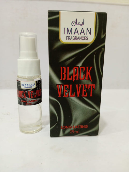 "🌙 Black Velvet – A Signature of Refined Allure (25 ml, Long-Lasting)"